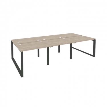 Рабочая станция на О-образном м/к Рива ONIX O.MO-D.RS-6.1.7 Дуб Аттик/Антрацит