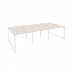 Рабочая станция на О-образном м/к Рива ONIX O.MO-D.RS-6.1.7 Денвер Светлый/Белый