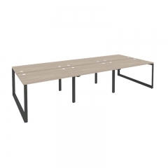 Рабочая станция на О-образном м/к Рива ONIX O.MO-D.RS-6.2.7 Дуб Аттик/Антрацит