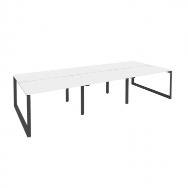 Рабочая станция на О-образном м/к Рива ONIX O.MO-D.RS-6.2.7 Белый Бриллиант/Антрацит