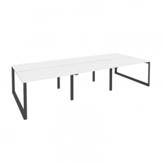 Рабочая станция на О-образном м/к Рива ONIX O.MO-D.RS-6.2.7 Белый Бриллиант/Антрацит