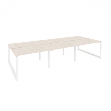 Рабочая станция на О-образном м/к Рива ONIX O.MO-D.RS-6.2.7 Денвер Светлый/Белый