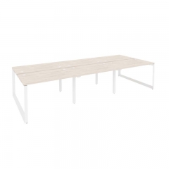 Рабочая станция на О-образном м/к Рива ONIX O.MO-D.RS-6.2.7 Денвер Светлый/Белый