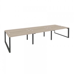 Рабочая станция на О-образном м/к Рива ONIX O.MO-D.RS-6.3.7 Дуб Аттик/Антрацит