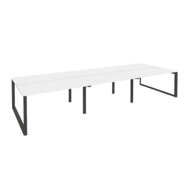 Рабочая станция на О-образном м/к Рива ONIX O.MO-D.RS-6.3.7 Белый Бриллиант/Антрацит