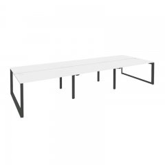 Рабочая станция на О-образном м/к Рива ONIX O.MO-D.RS-6.3.7 Белый Бриллиант/Антрацит