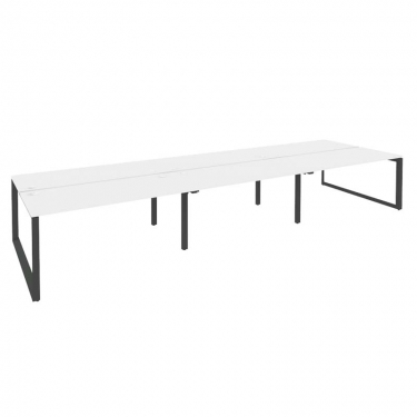 Рабочая станция на О-образном м/к Рива ONIX O.MO-D.RS-6.4.7 Белый Бриллиант/Антрацит