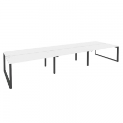 Рабочая станция на О-образном м/к Рива ONIX O.MO-D.RS-6.4.7 Белый Бриллиант/Антрацит