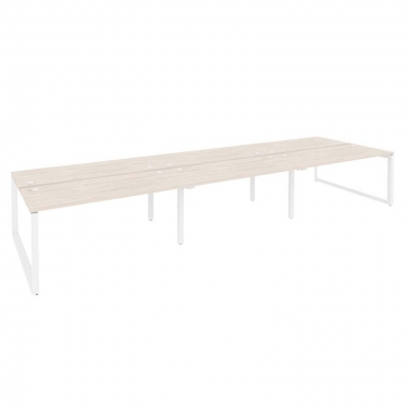 Рабочая станция на О-образном м/к Рива ONIX O.MO-D.RS-6.4.7 Денвер Светлый/Белый