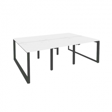 Рабочая станция на О-образном м/к Рива ONIX O.MO-D.RS-6.0.8 Белый Бриллиант/Антрацит