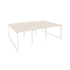 Рабочая станция на О-образном м/к Рива ONIX O.MO-D.RS-6.0.8 Денвер Светлый/Белый