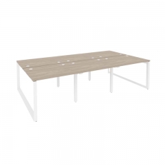 Рабочая станция на О-образном м/к Рива ONIX O.MO-D.RS-6.1.8 Дуб Аттик/Белый