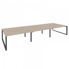 Рабочая станция на О-образном м/к Рива ONIX O.MO-D.RS-6.4.8 Дуб Аттик/Антрацит