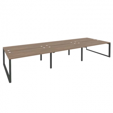 Рабочая станция на О-образном м/к Рива ONIX O.MO-D.RS-6.4.8 Дуб Аризона/Антрацит