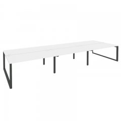 Рабочая станция на О-образном м/к Рива ONIX O.MO-D.RS-6.4.8 Белый Бриллиант/Антрацит