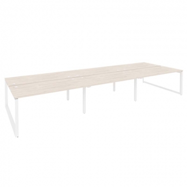 Рабочая станция на О-образном м/к Рива ONIX O.MO-D.RS-6.4.8 Денвер Светлый/Белый