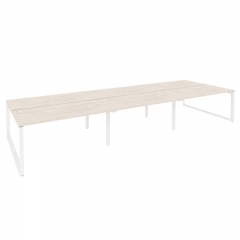 Рабочая станция на О-образном м/к Рива ONIX O.MO-D.RS-6.4.8 Денвер Светлый/Белый