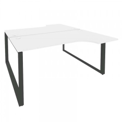 Рабочая станция на О-образном м/к Рива ONIX O.MO-D.SA-1 Белый Бриллиант/Антрацит