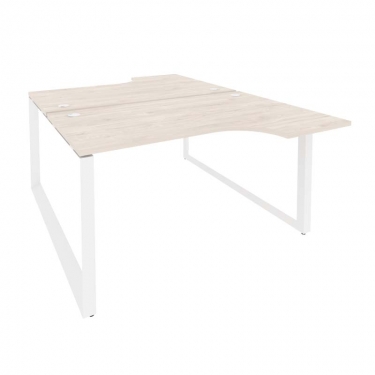 Рабочая станция на О-образном м/к Рива ONIX O.MO-D.SA-2 Денвер Светлый/Белый