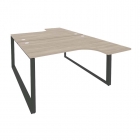 Рабочая станция на О-образном м/к Рива ONIX O.MO-D.SA-3 Дуб Аттик/Антрацит