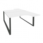 Рабочая станция на О-образном м/к Рива ONIX O.MO-D.SA-3 Белый Бриллиант/Антрацит