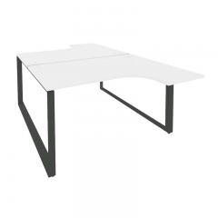 Рабочая станция на О-образном м/к Рива ONIX O.MO-D.SA-3 Белый Бриллиант/Антрацит