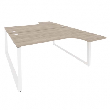 Рабочая станция на О-образном м/к Рива ONIX O.MO-D.SA-4 Дуб Аттик/Белый