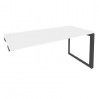Стол-приставка на О-образном м/к к опорным элементам Рива ONIX O.MO-SPR-4.7 Белый Бриллиант/Антрацит