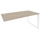 Стол-приставка на О-образном м/к к опорным элементам Рива ONIX O.MO-SPR-4.8 Дуб Аттик/Белый
