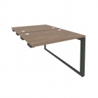 Стол-приставка двойной на О-образном м/к к опорым элем. Рива ONIX O.MO-D.SPR-1.7 Дуб Аризона/Антрацит