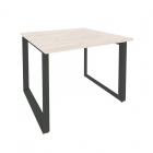 Стол переговорный 1 столешница Рива ONIX O.MO-PRG-1.1 Денвер Светлый/Антрацит