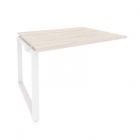 Проходной наборный элемент переговорного стола Рива ONIX O.MO-NPRG-2 Денвер Светлый/Белый