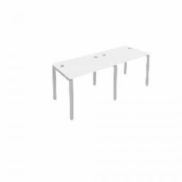 Рабочая станция на 2 раб.места Рива Metal System Б.СМ-2.1 Белый/Серый