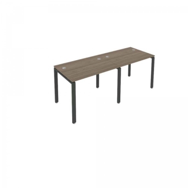 Рабочая станция на 2 раб.места Рива Metal System Б.СМ-2.1 Вяз/Антрацит