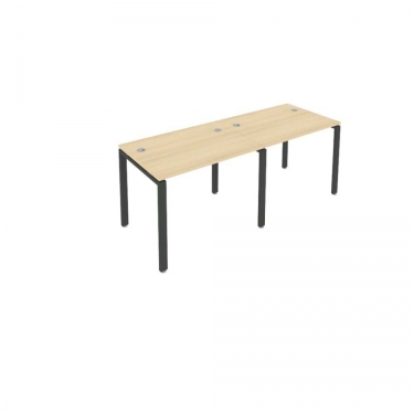 Рабочая станция на 2 раб.места Рива Metal System Б.СМ-2.1 Наварра/Антрацит