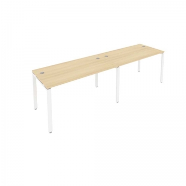Рабочая станция на 2 раб.места Рива Metal System Б.СМ-2.3 Акация/Белый