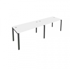 Рабочая станция на 2 раб.места Рива Metal System Б.СМ-2.3 Белый/Антрацит
