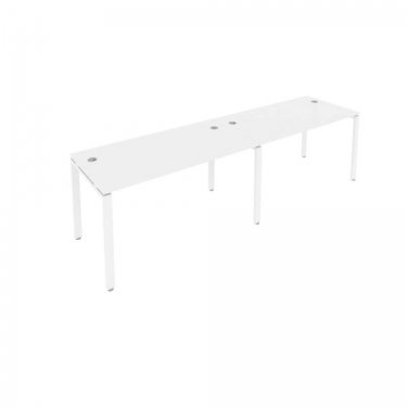 Рабочая станция на 2 раб.места Рива Metal System Б.СМ-2.3 Белый