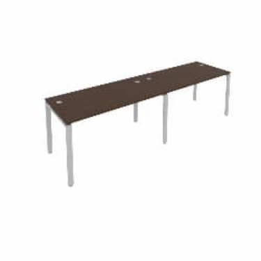 Рабочая станция на 2 раб.места Рива Metal System Б.СМ-2.3 Венге/Серый