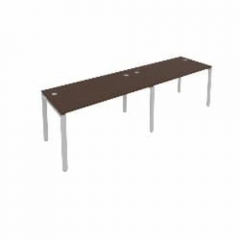 Рабочая станция на 2 раб.места Рива Metal System Б.СМ-2.3 Венге/Серый