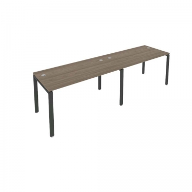 Рабочая станция на 2 раб.места Рива Metal System Б.СМ-2.3 Вяз/Антрацит