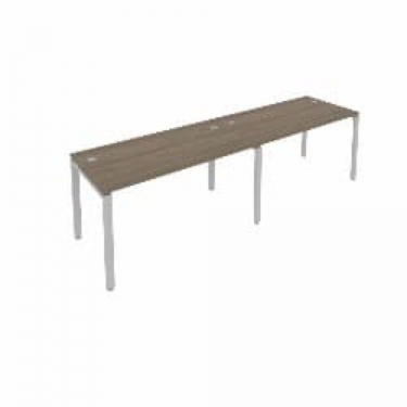 Рабочая станция на 2 раб.места Рива Metal System Б.СМ-2.3 Вяз/Серый