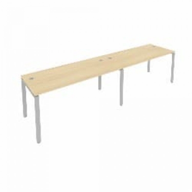 Рабочая станция на 2 раб.места Рива Metal System Б.СМ-2.4 Акация/Серый