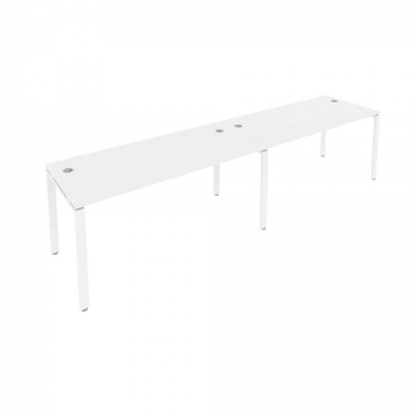 Рабочая станция на 2 раб.места Рива Metal System Б.СМ-2.4 Белый