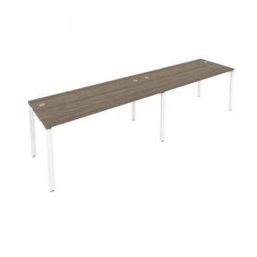 Рабочая станция на 2 раб.места Рива Metal System Б.СМ-2.4 Вяз/Белый