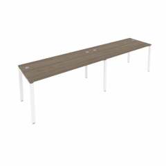 Рабочая станция на 2 раб.места Рива Metal System Б.СМ-2.4 Вяз/Белый