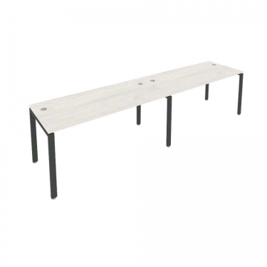 Рабочая станция на 2 раб.места Рива Metal System Б.СМ-2.4 Наварра/Антрацит