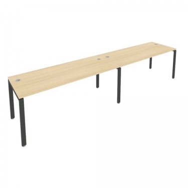 Рабочая станция на 2 раб.места Рива Metal System Б.СМ-2.5 Акация/Антрацит