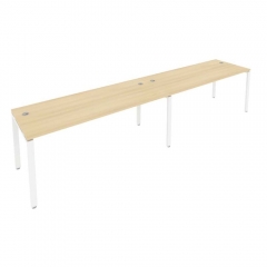 Рабочая станция на 2 раб.места Рива Metal System Б.СМ-2.5 Акация/Белый