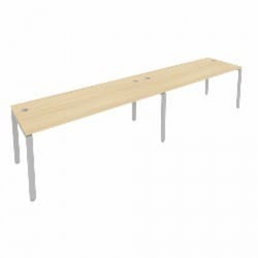 Рабочая станция на 2 раб.места Рива Metal System Б.СМ-2.5 Акация/Серый